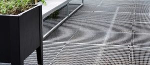 durable customizable steel grateing garden walkway
