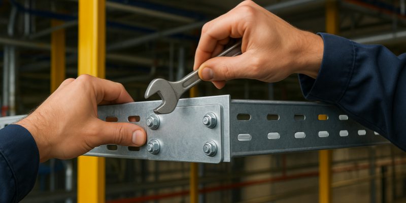 Applications of Splice Plate for Cable Tray Systems