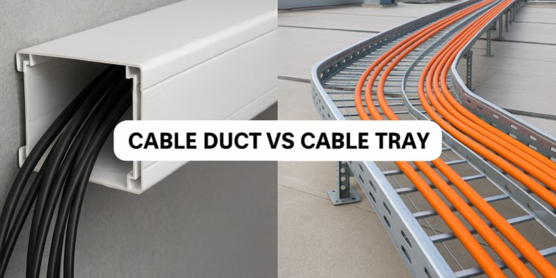 Cable Duct vs Cable Tray Overall Overview
